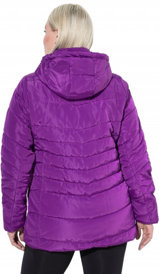 Ulla Popken Quilted Water Repellent Jacket Dark Purple - Μπουφάν - 