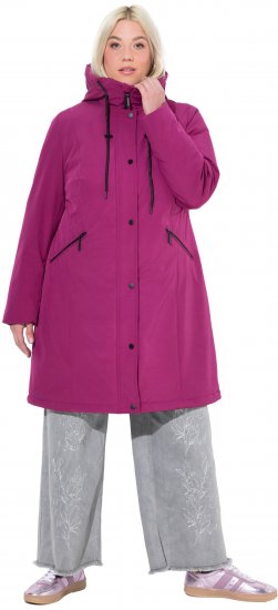 Ulla Popken HYPRAR Triple Function Weather Proof Jacket Berry - Μπουφάν - 