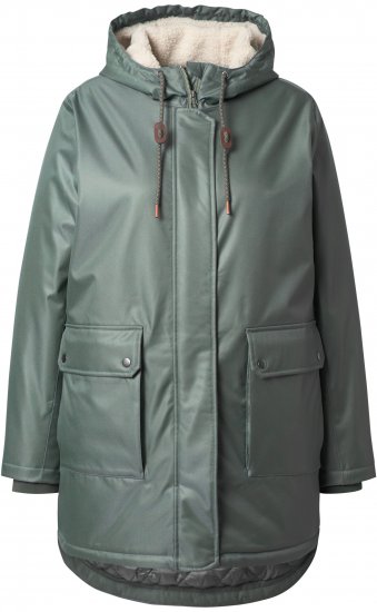 Ulla Popken HYPRAR Fleece Lined Jacket Grey - Μπουφάν - 
