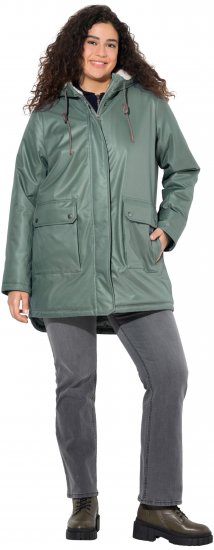 Ulla Popken HYPRAR Fleece Lined Jacket Grey - Μπουφάν - 