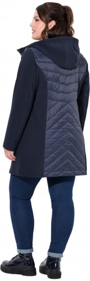Ulla Popken HYPRAR Softshell Long Cut Jacket Navy - Μπουφάν - 