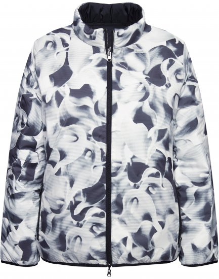 Ulla Popken HYPRAR Reversible Printed Jacket Black - Μπουφάν - 