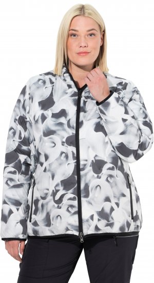 Ulla Popken HYPRAR Reversible Printed Jacket Black - Μπουφάν - 