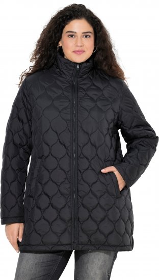 Ulla Popken HYPRAR Water-Repellent Quilted Jacket Black - Μπουφάν - 
