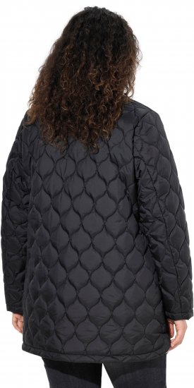 Ulla Popken HYPRAR Water-Repellent Quilted Jacket Black - Μπουφάν - 