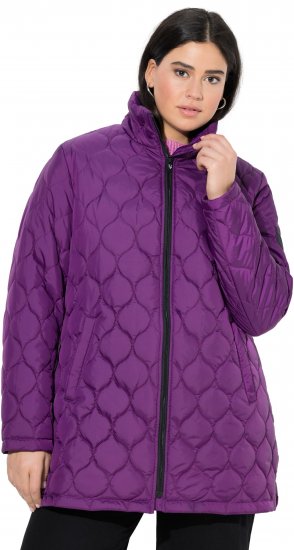 Ulla Popken HYPRAR Water-Repellent Quilted Jacket Plum - Μπουφάν - 