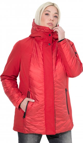 Ulla Popken HYPRAR Functional Softshell Jacket Red - Μπουφάν - 