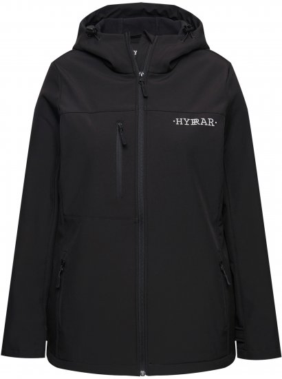 Ulla Popken HYPRAR Softshell Fleece Lined Jacket Black - Μπουφάν - 