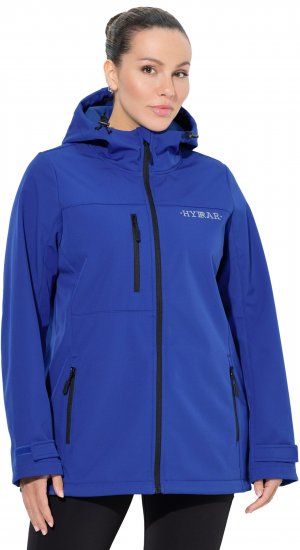 Ulla Popken HYPRAR Softshell Fleece Lined Jacket Capri Blue - Μπουφάν - 
