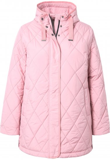 Ulla Popken HYPRAR Quilted Water-Repellent Jacket Soft Dusty Rose - Μπουφάν - 