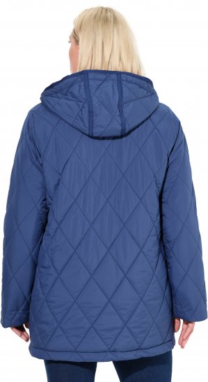 Ulla Popken HYPRAR Quilted Water-Repellent Jacket Medium Blue - Μπουφάν - 