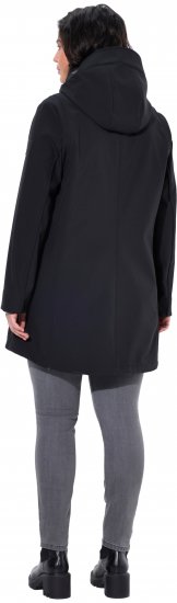 Ulla Popken HYPRAR Water Repellent Softshell Jacket Black - Μπουφάν - 