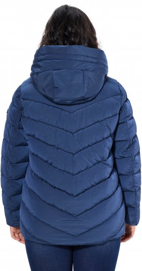 Ulla Popken HYPRAR Quilted Puffer Jacket Navy - Μπουφάν - 