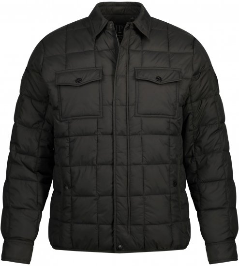 JP1880 Quilted Shirt Collar Jacket TALL Anthracite - TALL Μπουφάν - 