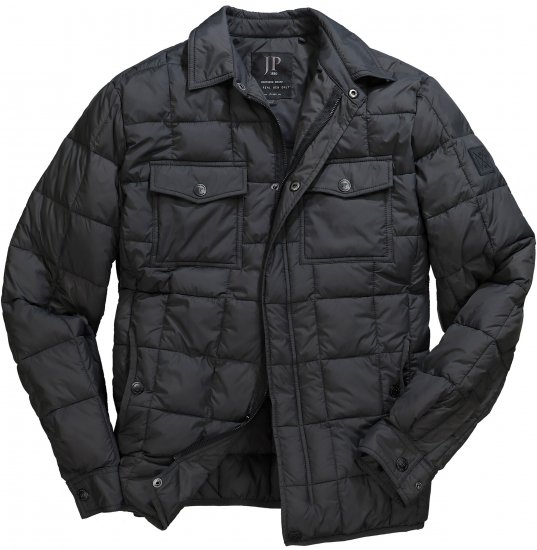 JP1880 Quilted Shirt Collar Jacket TALL Anthracite - TALL Μπουφάν - 