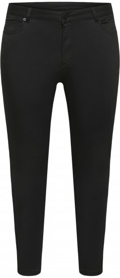 Kaffe Curve Dina Slim τζιν cropped μήκους Μαύρο - Τζιν & Παντελόνια για Γυναίκες σε Μεγάλες Μεγέθη – Plus Size - 