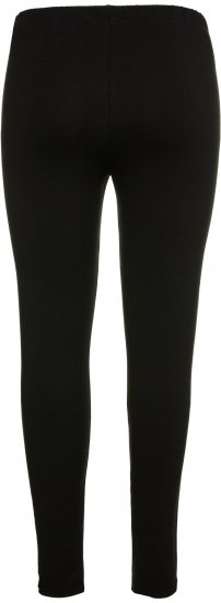Ulla Popken Basic Stretch Knit Ankle Length Leggings Black - Τζιν & Παντελόνια για Γυναίκες σε Μεγάλες Μεγέθη – Plus Size - 