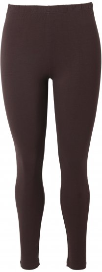 Ulla Popken Basic Stretch Knit Ankle Length Leggings Pine Brown - Τζιν & Παντελόνια για Γυναίκες σε Μεγάλες Μεγέθη – Plus Size - 