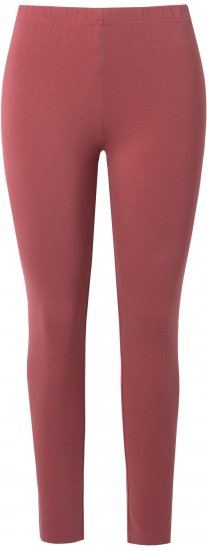 Ulla Popken Basic Stretch Knit Ankle Length Leggings Brick Red - Τζιν & Παντελόνια για Γυναίκες σε Μεγάλες Μεγέθη – Plus Size - 