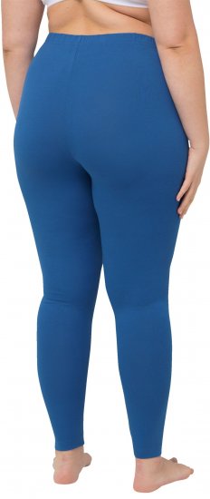 Ulla Popken Basic Stretch Knit Ankle Length Leggings Grey Blue - Τζιν & Παντελόνια για Γυναίκες σε Μεγάλες Μεγέθη – Plus Size - 