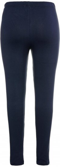 Ulla Popken Basic Stretch Knit Ankle Length Leggings Navy - Τζιν & Παντελόνια για Γυναίκες σε Μεγάλες Μεγέθη – Plus Size - 