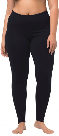 Ulla Popken Basic Stretch Knit Ankle Length Leggings Navy - Τζιν & Παντελόνια για Γυναίκες σε Μεγάλες Μεγέθη – Plus Size - 