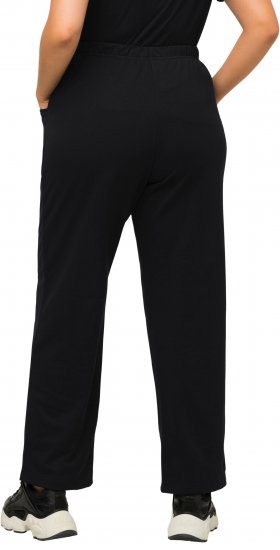 Ulla Popken Pull On Knit Straight Leg Pocket Pants Black - ΓΥΝΑΙΚΕΊΑ ΡΟΎΧΑ 40-66 - 