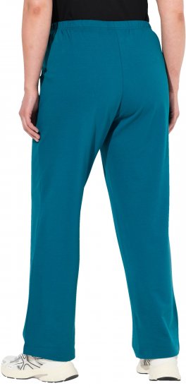 Ulla Popken Pull On Knit Straight Leg Pocket Pants Dark Petrol - ΓΥΝΑΙΚΕΊΑ ΡΟΎΧΑ 40-66 - 