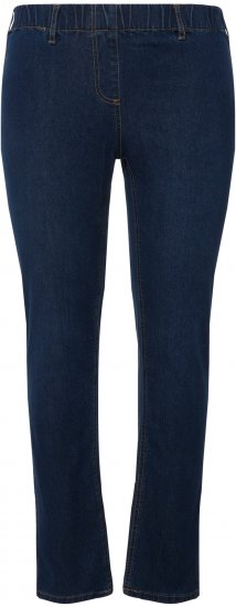 Ulla Popken Denim Look All Elastic Pocket Sienna Jeggings Blue Denim - Τζιν & Παντελόνια για Γυναίκες σε Μεγάλες Μεγέθη – Plus Size - 