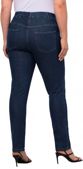 Ulla Popken Denim Look All Elastic Pocket Sienna Jeggings Blue Denim - Τζιν & Παντελόνια για Γυναίκες σε Μεγάλες Μεγέθη – Plus Size - 