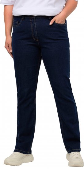 Ulla Popken Regular Fit Mandy Stretch Jeans Blue Denim - Τζιν & Παντελόνια για Γυναίκες σε Μεγάλες Μεγέθη – Plus Size - 