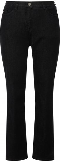 Ulla Popken Sammy Fit Slim Leg Stretch Jeans Black - Τζιν & Παντελόνια για Γυναίκες σε Μεγάλες Μεγέθη – Plus Size - 