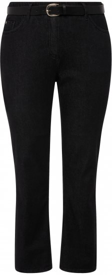 Ulla Popken Sammy Fit Slim Leg Stretch Jeans Black - Τζιν & Παντελόνια για Γυναίκες σε Μεγάλες Μεγέθη – Plus Size - 