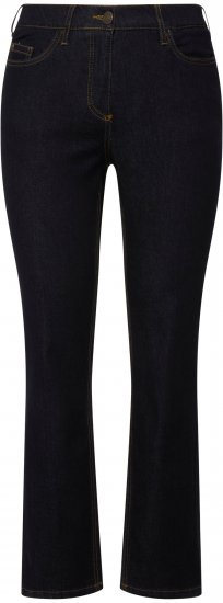 Ulla Popken Sammy Fit Slim Leg Stretch Jeans Dark Blue Denim - Τζιν & Παντελόνια για Γυναίκες σε Μεγάλες Μεγέθη – Plus Size - 