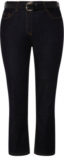 Ulla Popken Sammy Fit Slim Leg Stretch Jeans Dark Blue Denim - Τζιν & Παντελόνια για Γυναίκες σε Μεγάλες Μεγέθη – Plus Size - 