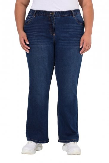 Ulla Popken Marie Fit Bootcut Stretch Jeans Blue Denim - Ulla Popken - Ρούχα Ulla Popken Plus Size