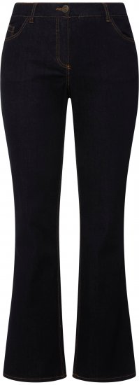Ulla Popken Marie Fit Bootcut Stretch Jeans Dark Blue Denim - Τζιν & Παντελόνια για Γυναίκες σε Μεγάλες Μεγέθη – Plus Size - 