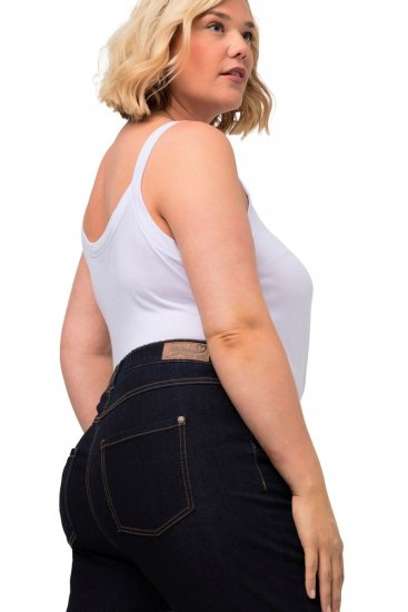 Ulla Popken Marie Fit Bootcut Stretch Jeans Dark Blue Denim - Ulla Popken - Ρούχα Ulla Popken Plus Size
