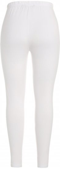 Ulla Popken Quick Dry Moisture Wicking Stretch Ski Leggings Snow White - Τζιν & Παντελόνια για Γυναίκες σε Μεγάλες Μεγέθη – Plus Size - 