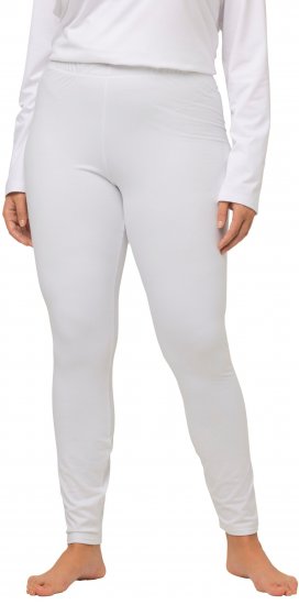 Ulla Popken Quick Dry Moisture Wicking Stretch Ski Leggings Snow White - Τζιν & Παντελόνια για Γυναίκες σε Μεγάλες Μεγέθη – Plus Size - 