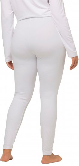 Ulla Popken Quick Dry Moisture Wicking Stretch Ski Leggings Snow White - Τζιν & Παντελόνια για Γυναίκες σε Μεγάλες Μεγέθη – Plus Size - 