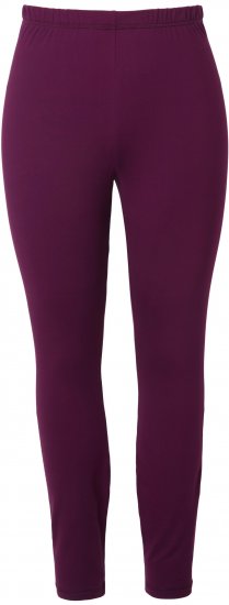 Ulla Popken Quick Dry Moisture Wicking Stretch Ski Leggings Grape Red - Τζιν & Παντελόνια για Γυναίκες σε Μεγάλες Μεγέθη – Plus Size - 