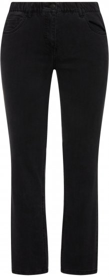 Ulla Popken Stretch Sarah Fit Skinny Jeans Black - Τζιν & Παντελόνια για Γυναίκες σε Μεγάλες Μεγέθη – Plus Size - 