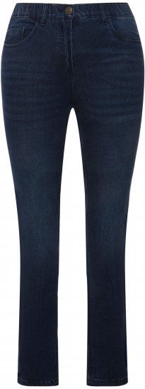 Ulla Popken Stretch Sarah Fit Skinny Jeans Blue Denim - Τζιν & Παντελόνια για Γυναίκες σε Μεγάλες Μεγέθη – Plus Size - 