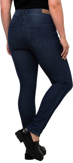 Ulla Popken Stretch Sarah Fit Skinny Jeans Blue Denim - Τζιν & Παντελόνια για Γυναίκες σε Μεγάλες Μεγέθη – Plus Size - 