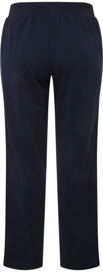 Ulla Popken Side Stripe Adjustable Drawstring Waist Joggers Navy - Τζιν & Παντελόνια για Γυναίκες σε Μεγάλες Μεγέθη – Plus Size - 