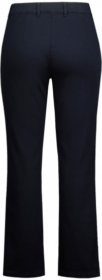 Ulla Popken Basic Mony Tapered Leg Stretch Pants Navy - Τζιν & Παντελόνια για Γυναίκες σε Μεγάλες Μεγέθη – Plus Size - 