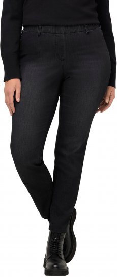 Ulla Popken Stretch Fit Sienna Jeans Black - Τζιν & Παντελόνια για Γυναίκες σε Μεγάλες Μεγέθη – Plus Size - 