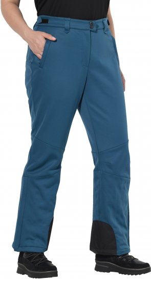 Ulla Popken Water Repellent Softshell Pants Dark Petrol - Τζιν & Παντελόνια για Γυναίκες σε Μεγάλες Μεγέθη – Plus Size - 