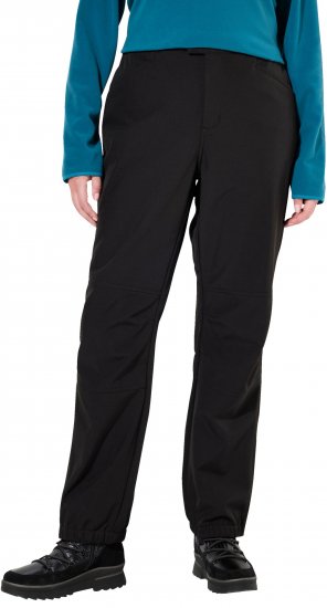 Ulla Popken Softshell Triple Function Fleece Lined Pants Black - Τζιν & Παντελόνια για Γυναίκες σε Μεγάλες Μεγέθη – Plus Size - 